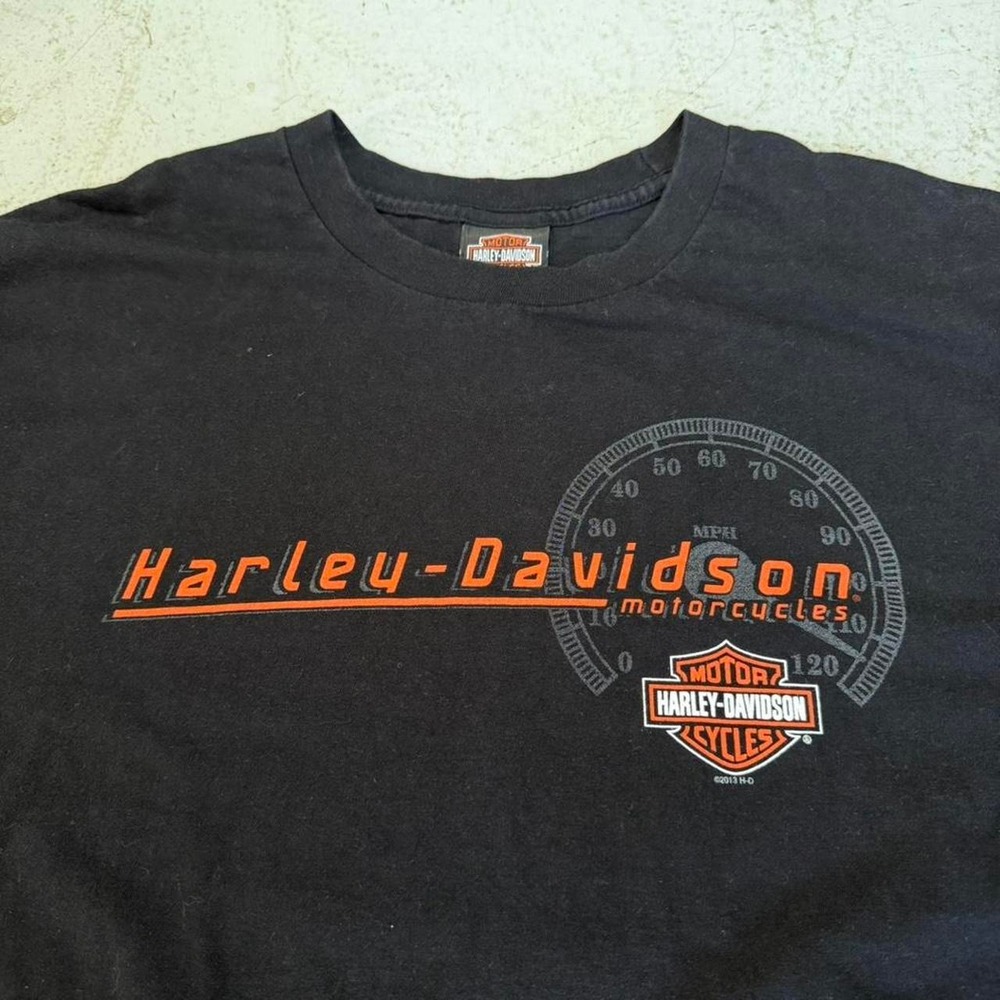 vintage 2011 harley davidson stanford tx graphic t-shirt - Picture 2 of 7